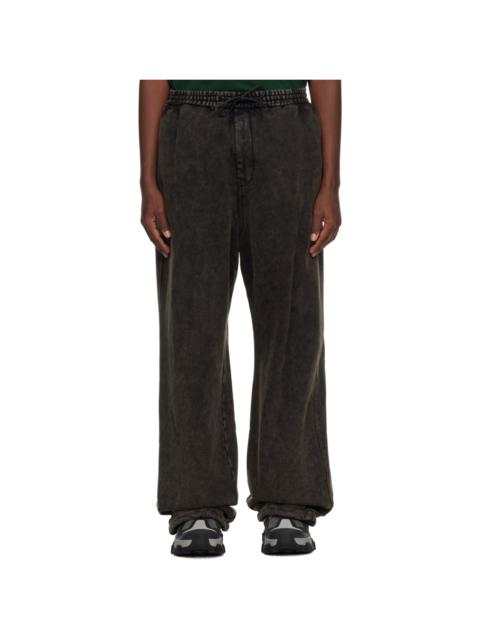 JUUN.J Brown Faded Sweatpants