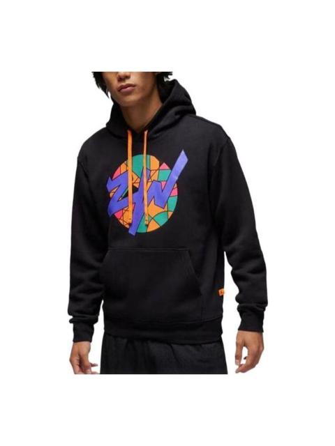 Jordan Air Jordan Zion Fleece Pullover Hoodie 'Black Cone' FD2391-010
