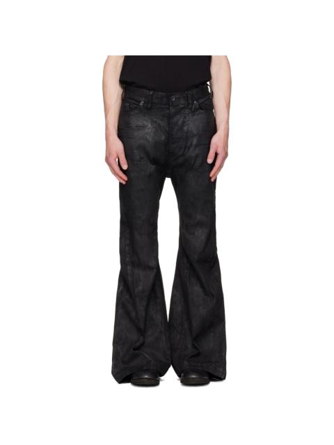 Julius Black Coated Jet Jeans