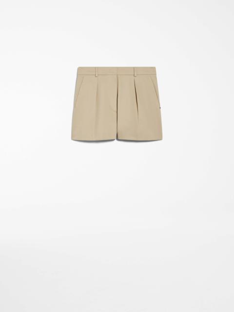 Sportmax UNICO Washed cotton shorts