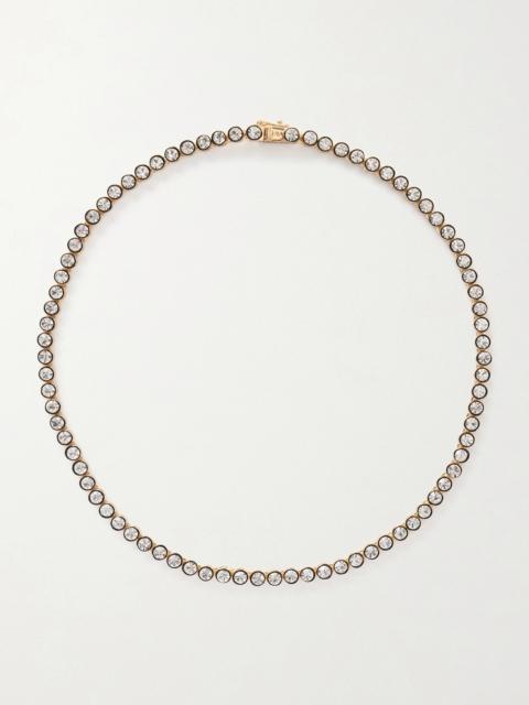 ROXANNE ASSOULIN The Royal Gold-tone Cubic Zirconia Tennis Necklace