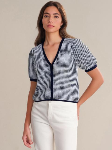 525 america Ely: Puff Sleeve Cotton Cardigan