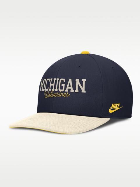 Nike Michigan Legacy Script Men's Nike Dri-FIT College Adjustable Hat