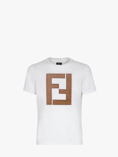 FENDI White cotton T-shirt