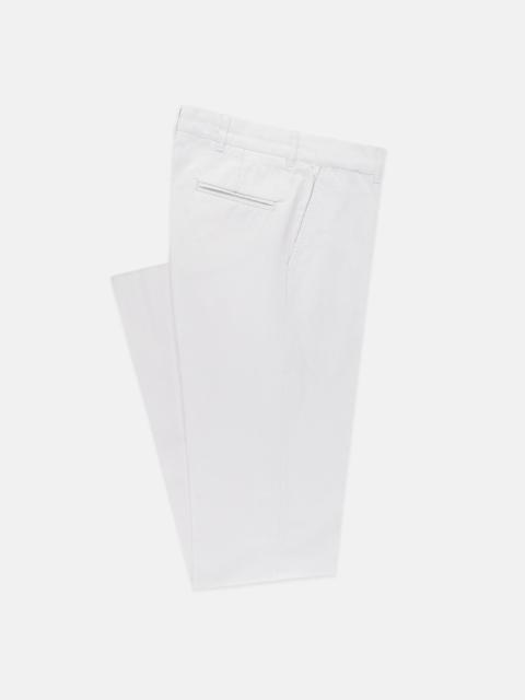 J. PRESS WHITE WASHED CANVAS CAPE COD PANT