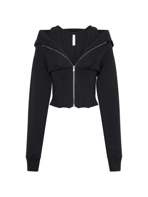Dion Lee layered corset-style hoodie