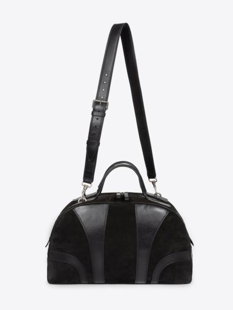 SUEDE DUFFLE BAG