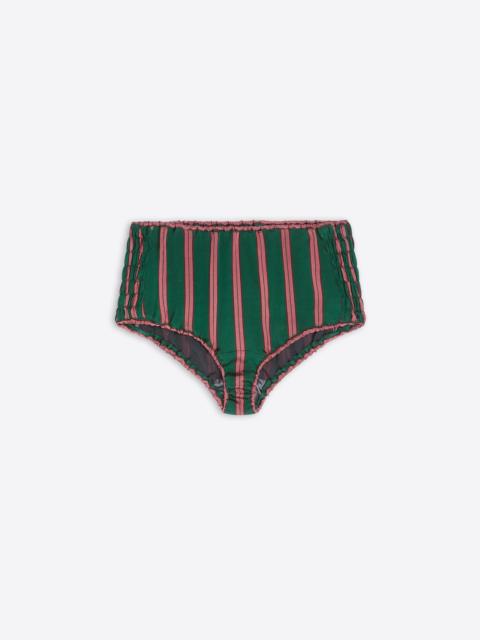 Dries Van Noten STRIPED MICRO SHORTS
