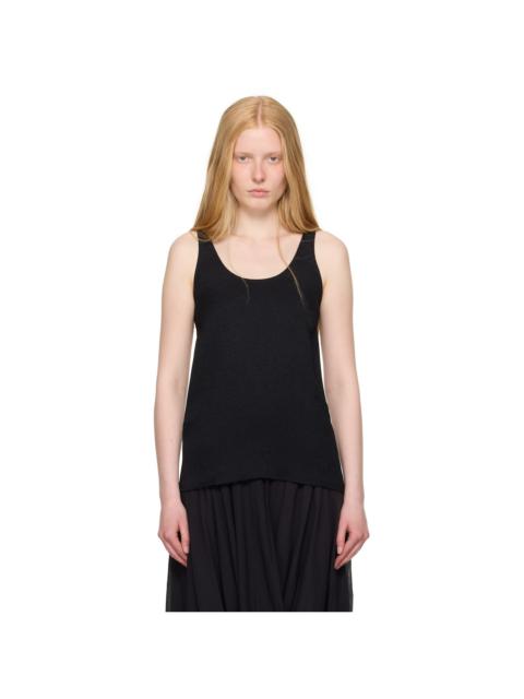 Totême Black Sablé Tank Top