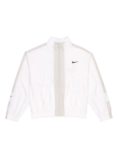 Nike (WMNS) Nike Sportswear Repel Contrasting Colors Loose Woven Jacket Autumn White CZ8801-100