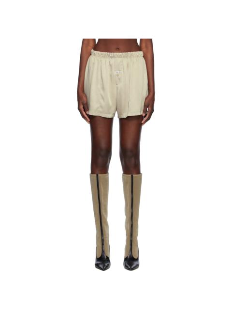 RECTO Beige Summer Night Shorts