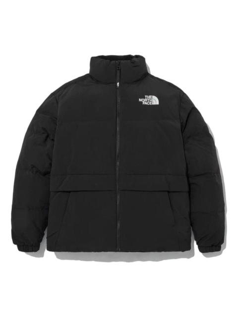 THE NORTH FACE FW22 Logo Puffer Down Jacket 'Black' NJ1DN59J