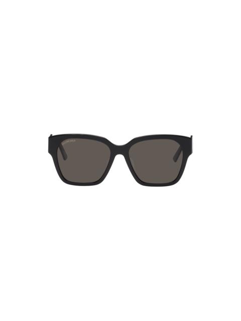 BALENCIAGA Black Square Sunglasses