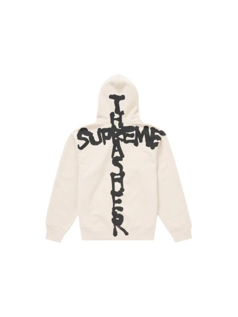 Supreme Supreme Thrasher Zip Up Hooded Sweatshirt Stone - aa5ac387