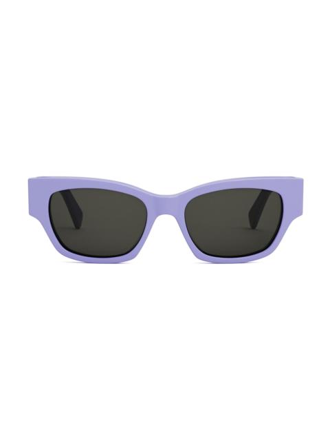 CELINE Men's Monochrom 56MM Cat-Eye Sunglasses - Shiny Lilac Smoke