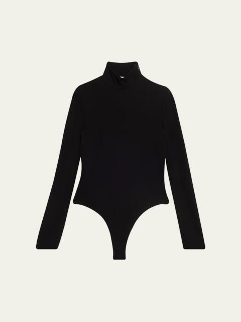 Alaïa Fluid Jersey Heart Bodysuit