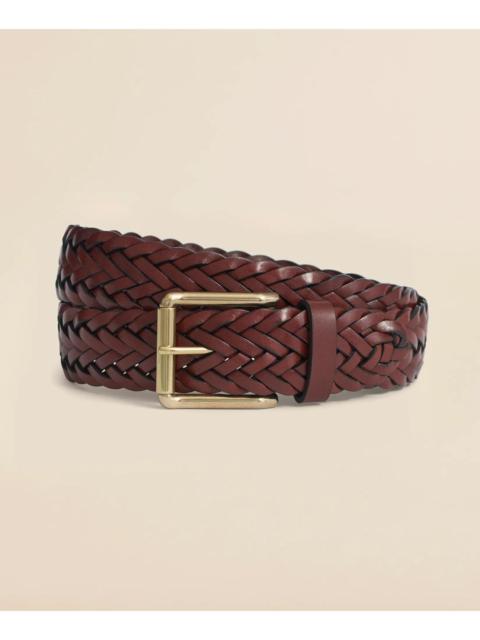 Brooks Brothers Braided Leather Belt