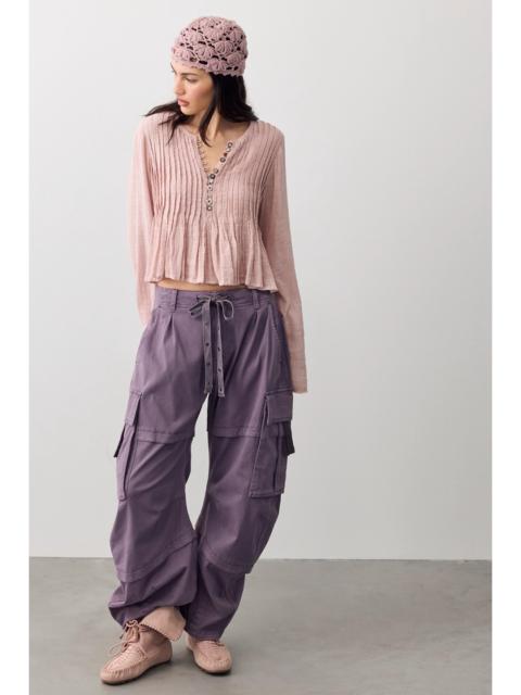 FREE PEOPLE We The Free Reef Curved Twill Cargo Pants