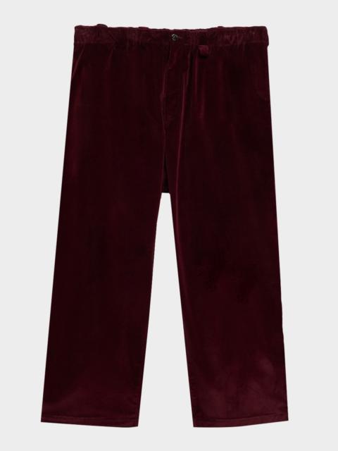 WILLY CHAVARRIA Men's Velvet Toluca Pants