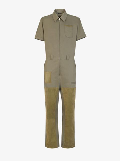 FENDI Green cotton jumpsuit