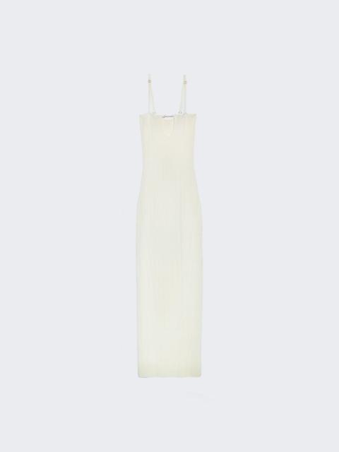La Robe Sierra Bretelles Midi Dress Off White