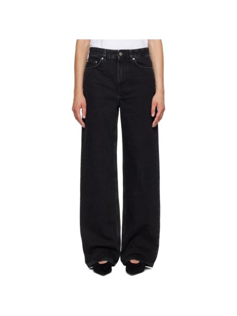 Loulou de Saison Black MICO Wide Leg Jeans
