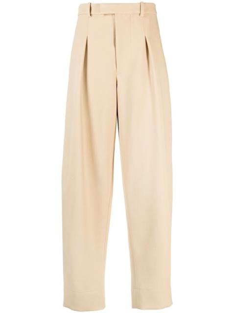 WARDROBE.NYC wide-leg dart-detail trousers