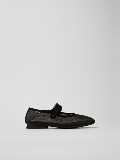CAMPERLAB Black Textile Ballerinas for Women.
