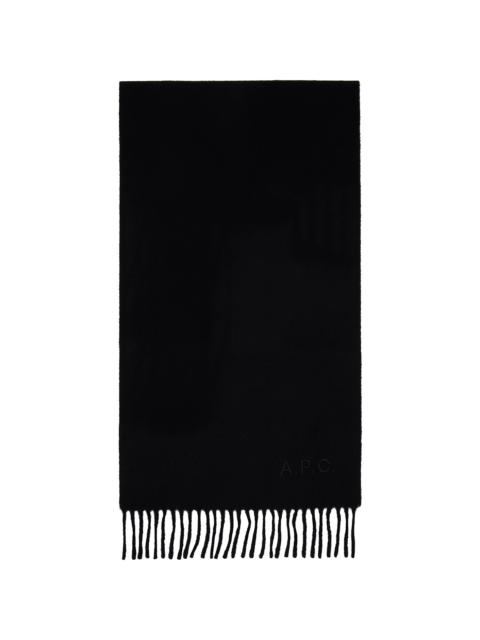 A.P.C. Black Ambroise Scarf