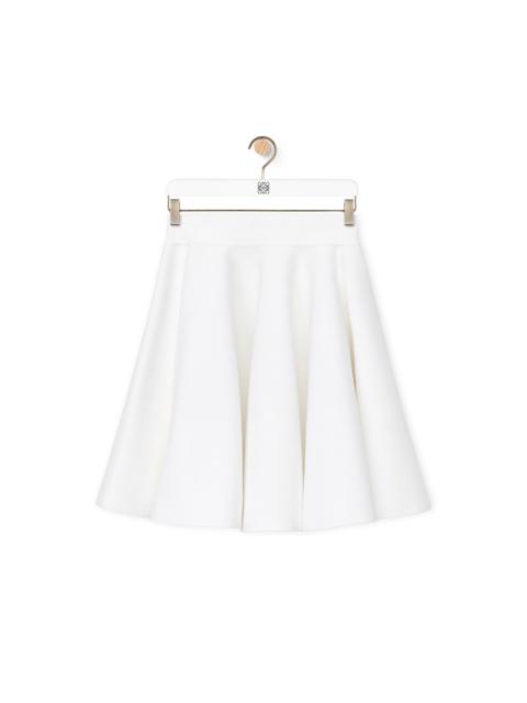 Loewe Short skirt in compact viscose blend