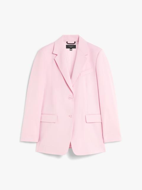WEEKEND Max Mara MATERIA Single-breasted wool-blend canvas blazer