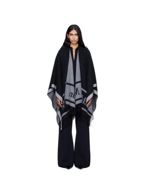 Max Mara Black Hildestole Scarf