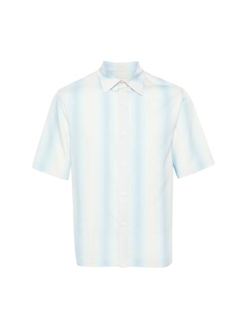gradient-stripes short-sleeve shirt