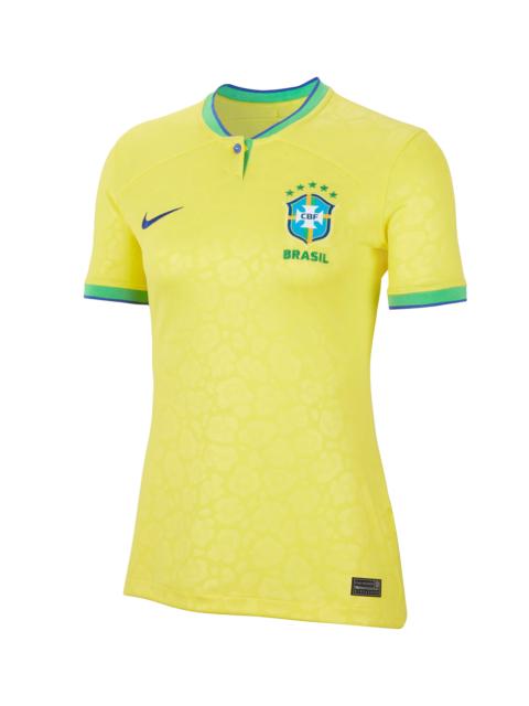 Nike Brazil 22/23 Home Dri-fit Football Shirt WMNS "Dynamic Yellow/Green Spark/Paramount Blue/Paramou" DN