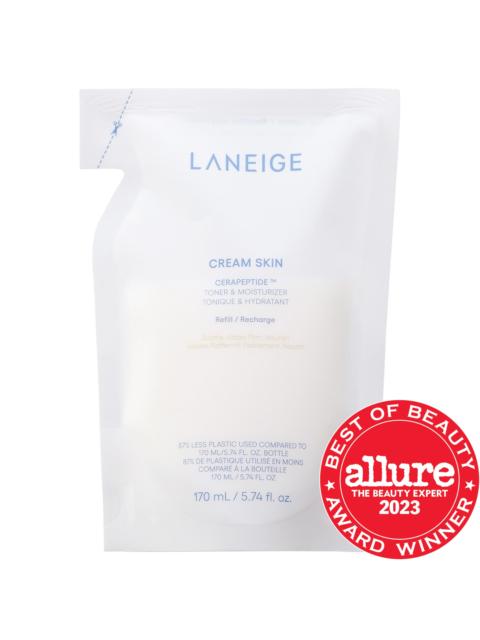 Laneige Cream Skin Milky Toner with Ceramides & Peptides for Nourishing Hydration