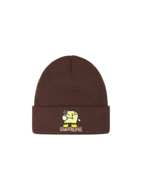 Supreme Supreme Sticky Note Beanie 'Brown'