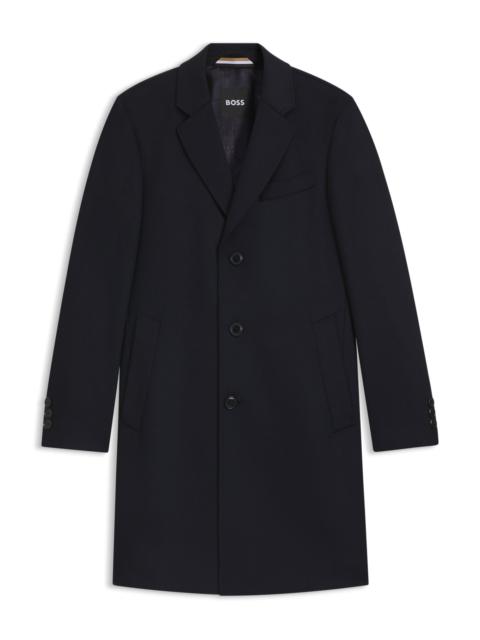 REGULAR-FIT WOOL AND CASHMERE COAT