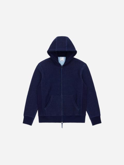 3sixteen Heavyweight Zip Hoody - Indigo