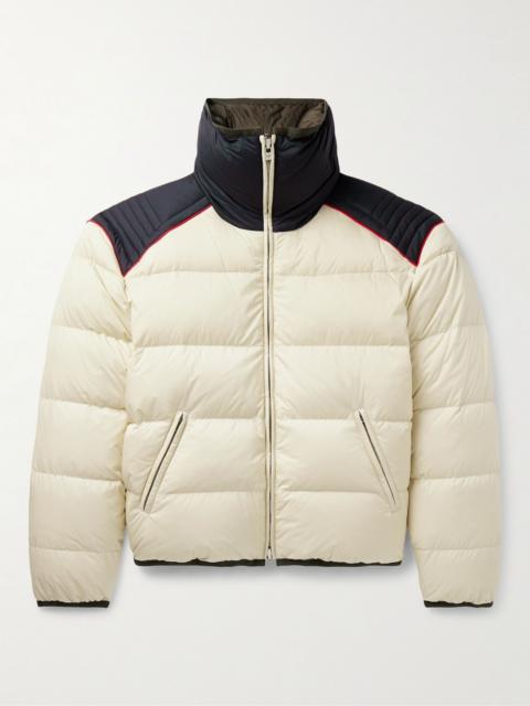 Loro Piana Slim-Fit Reversible Quilted Shell Down Jacket Ecru