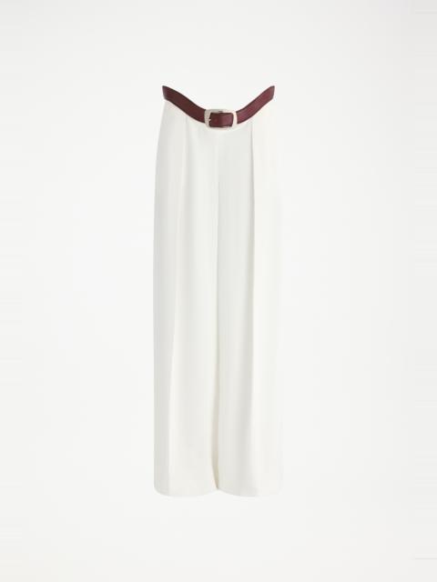 Jean Paul Gaultier THE WHITE CURVED SUIT PANTS