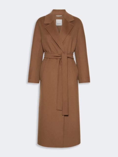 'S Max Mara PENELOPE Long wool drap wrap coat - HAZELNUT BROWN