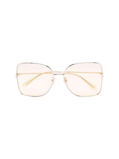 oversized square-frame sunglasses