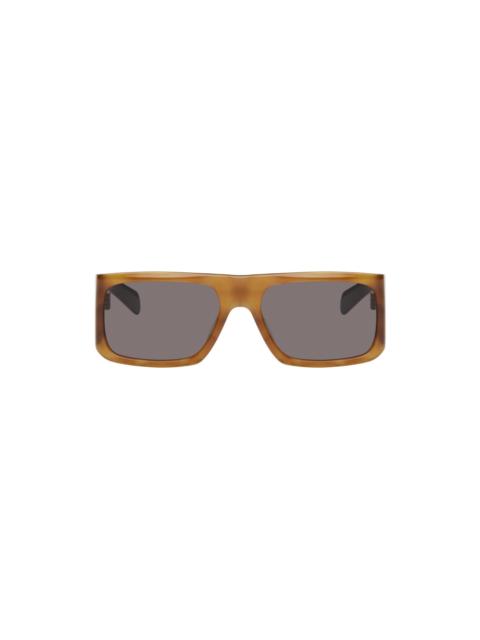 SAINT LAURENT Tan & Black SL 635 Sunglasses