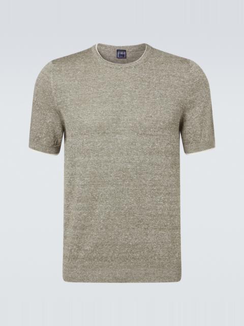 FEDELI Linen and cotton sweater