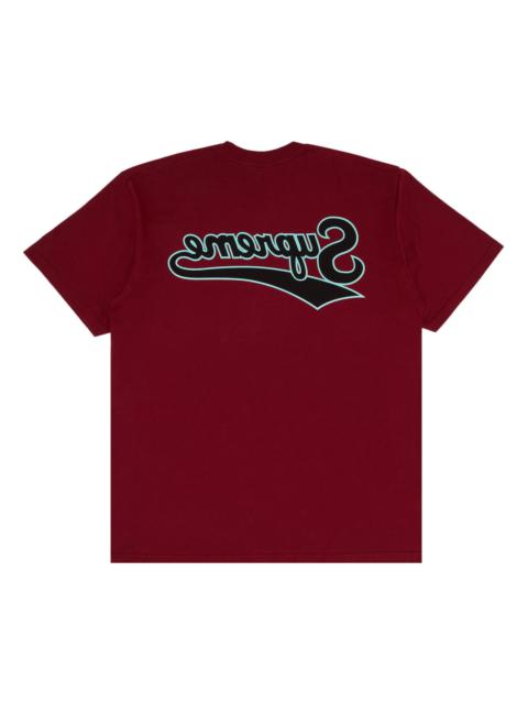 Supreme Backwards Tee 'Cardinal'