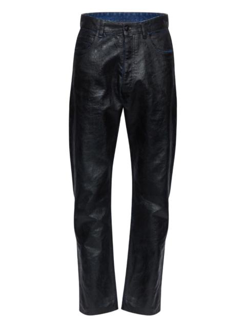 MM6 Maison Margiela waxed-effect jeans
