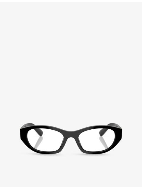 Miu Miu MU 03WV Irregular-Frame Acetate Eyeglasses