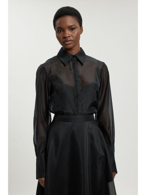 KAREN MILLEN Organdie Woven Shirt