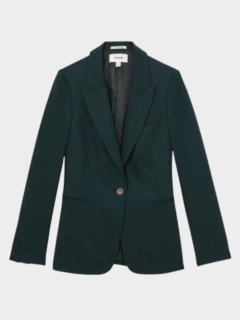 REISS Jade Tailored Single-Button Jacket