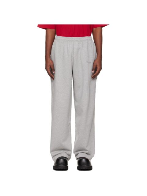 VETEMENTS Gray Cut Sweatpants